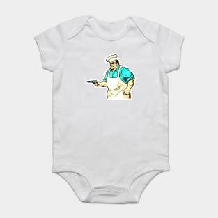 Cook armed with revolver Baby Bodysuit